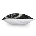 Black Demon Wolf Print Pillow Cover