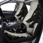 Black Demon Wolf Print Universal Fit Car Seat Covers