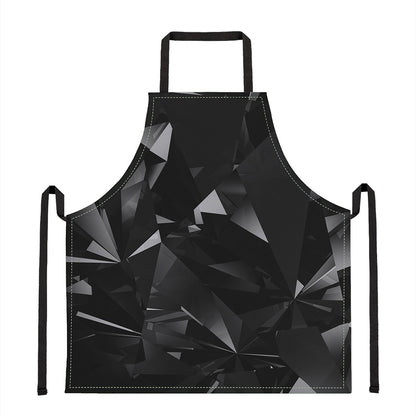 Black Diamond Print Apron