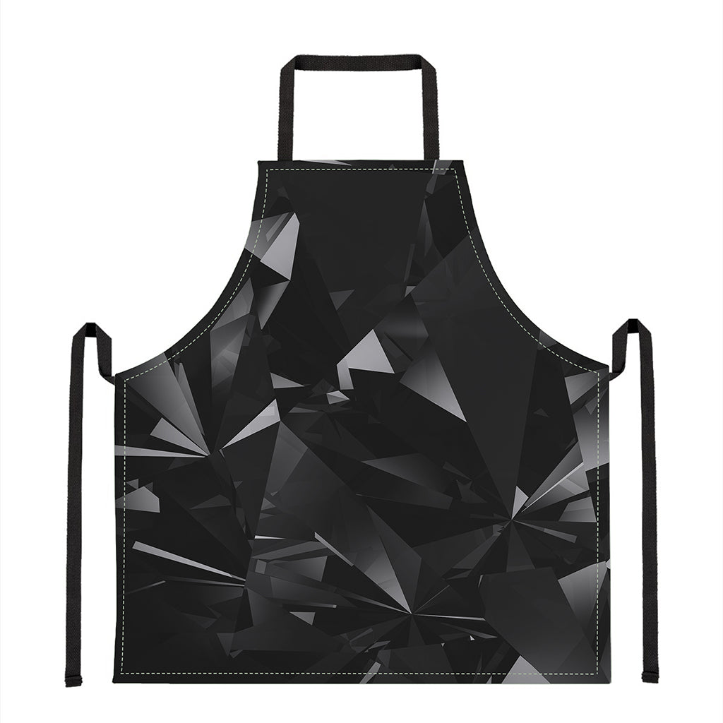 Black Diamond Print Apron