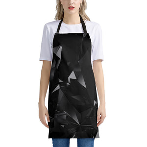 Black Diamond Print Apron