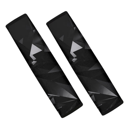 Black Diamond Print Car Seat Belt Covers