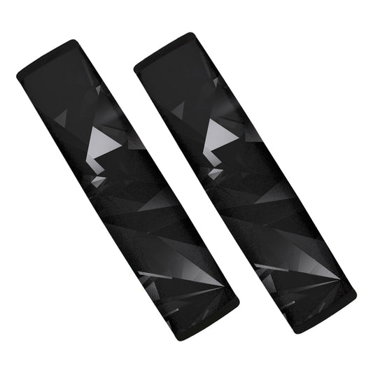 Black Diamond Print Car Seat Belt Covers