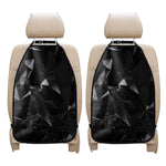 Black Diamond Print Car Seat Organizers