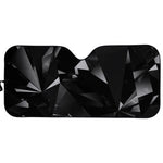 Black Diamond Print Car Sun Shade