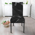 Black Diamond Print Dining Chair Slipcover