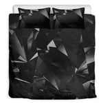 Black Diamond Print Duvet Cover Bedding Set