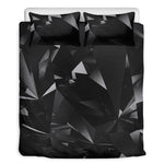 Black Diamond Print Duvet Cover Bedding Set