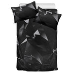Black Diamond Print Duvet Cover Bedding Set