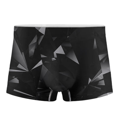 Black Diamond Print Men's Boxer Briefs