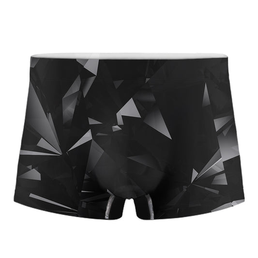 Black Diamond Print Men's Boxer Briefs