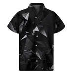 Black Diamond Print Men's Short Sleeve Shirt