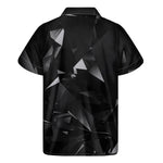 Black Diamond Print Men's Short Sleeve Shirt