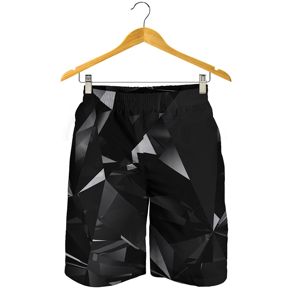 Black Diamond Print Men's Shorts