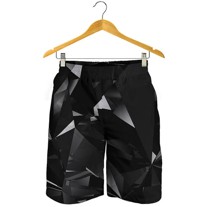 Black Diamond Print Men's Shorts