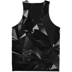 Black Diamond Print Men's Tank Top