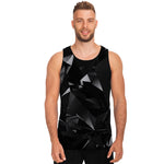 Black Diamond Print Men's Tank Top