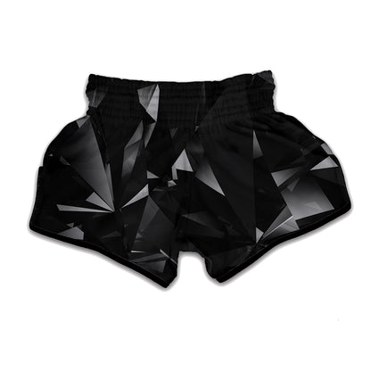 Black Diamond Print Muay Thai Boxing Shorts