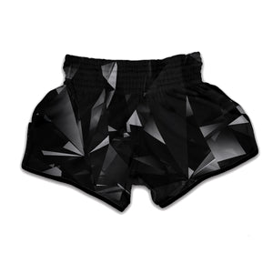 Black Diamond Print Muay Thai Boxing Shorts