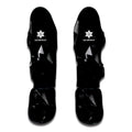 Black Diamond Print Muay Thai Shin Guards