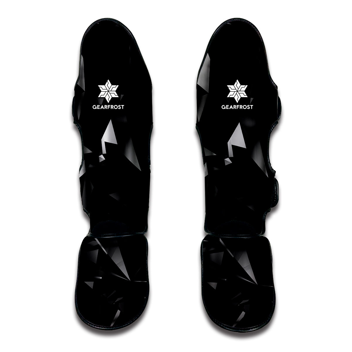 Black Diamond Print Muay Thai Shin Guard