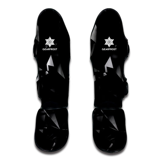Black Diamond Print Muay Thai Shin Guard