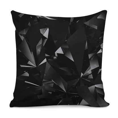 Black Diamond Print Pillow Cover
