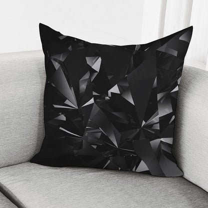 Black Diamond Print Pillow Cover