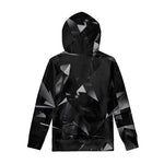 Black Diamond Print Pullover Hoodie