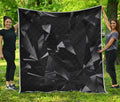 Black Diamond Print Quilt