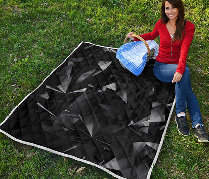 Black Diamond Print Quilt