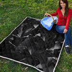 Black Diamond Print Quilt