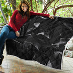 Black Diamond Print Quilt
