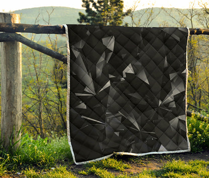 Black Diamond Print Quilt