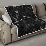 Black Diamond Print Quilt