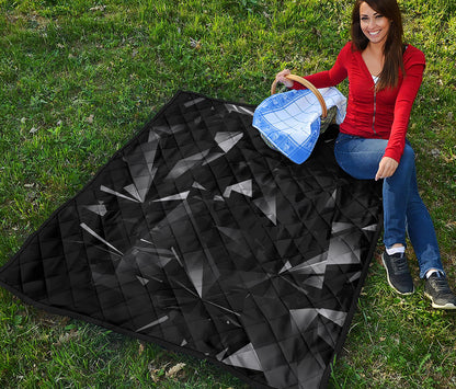 Black Diamond Print Quilt