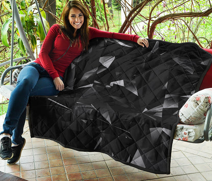 Black Diamond Print Quilt