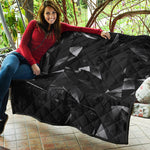 Black Diamond Print Quilt