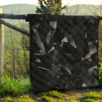 Black Diamond Print Quilt