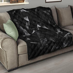 Black Diamond Print Quilt