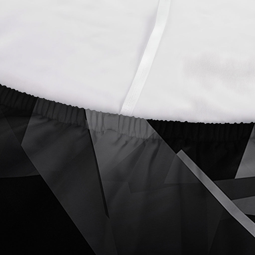 Black Diamond Print Sofa Cover