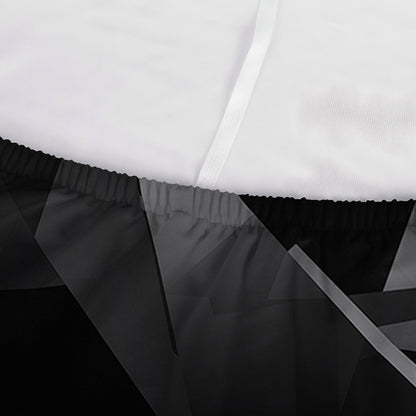 Black Diamond Print Sofa Cover