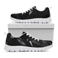 Black Diamond Print White Running Shoes