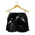 Black Diamond Print Women's Shorts