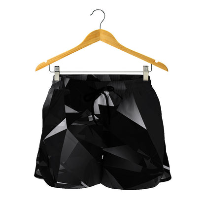 Black Diamond Print Women's Shorts