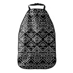 Black Ethnic Aztec Pattern Print Car Seat Organizers