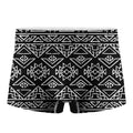 Black Ethnic Aztec Pattern Print Men's Boxer Briefs
