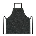 Black (NOT Real) Glitter Print Apron