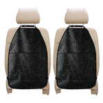 Black Glitter Artwork Print (NOT Real Glitter) Car Seat Organizers