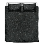 Black Glitter Artwork Print (NOT Real Glitter) Duvet Cover Bedding Set